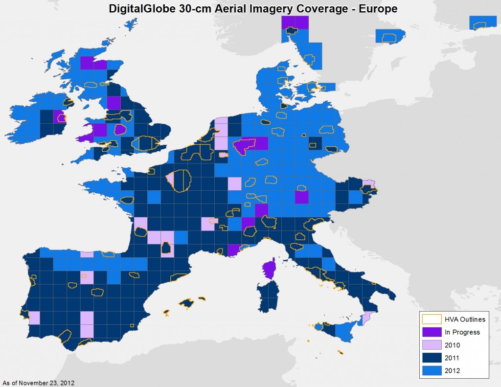 Update on DigitalGlobe’s Precision Aerial Imagery Program