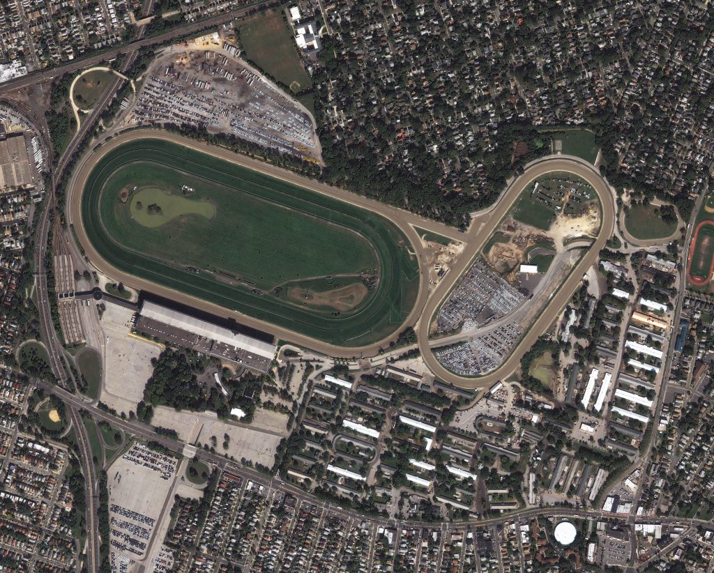 The Pléiades 1 SPOT 6/7 Stadium of the Month Belmont Park Apollo