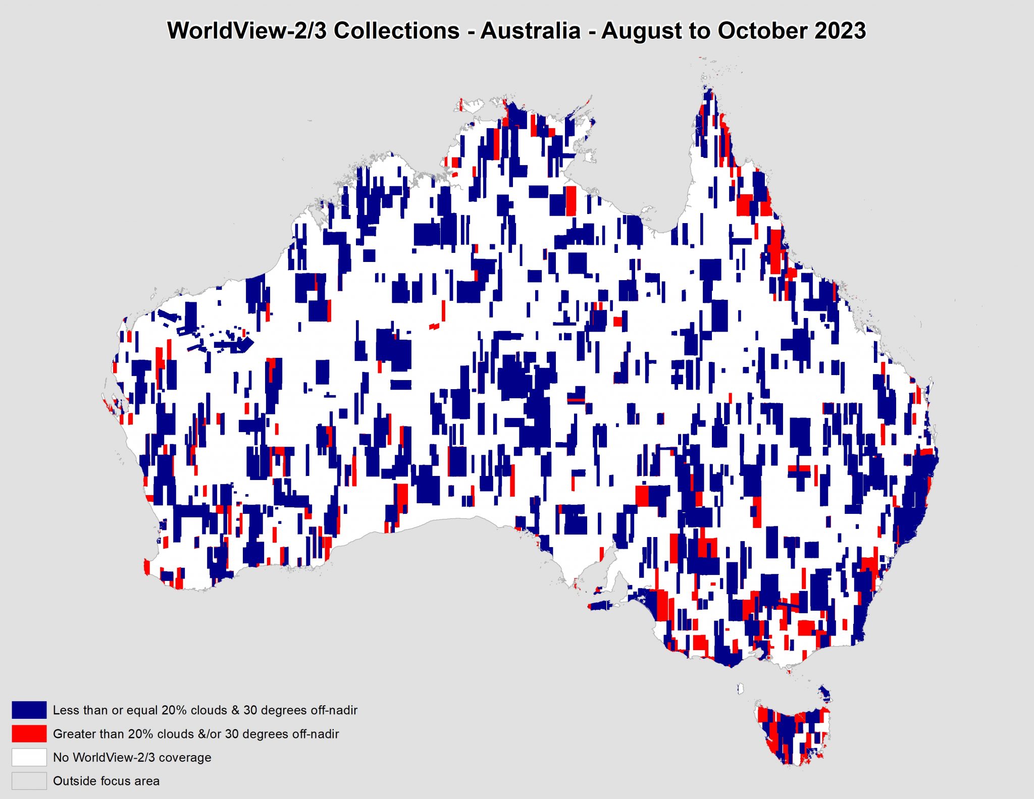 High-Resolution Imagery Collections – WorldView-2/3 – Australia, August ...